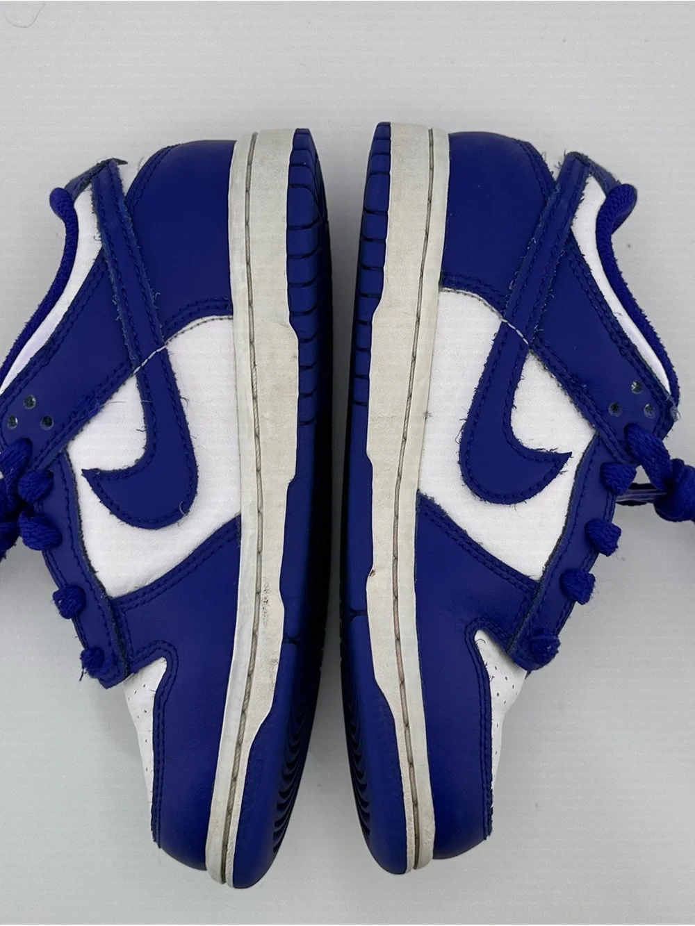 Nike Kids Blue and White Low-Top Sneakers